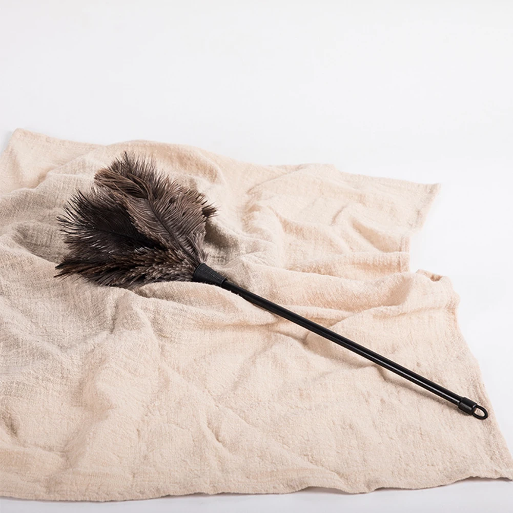 Home Cleaner Dedusting Window Long Handle Feather Duster Faux Feather Cleaning Tool Household House Furniturer Office Brush Soft