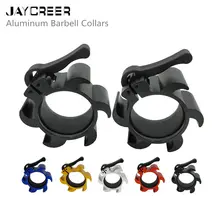 JayCreer алюминиевые штанги воротники Блокировка Олимпийский 2 дюймов Размер Вес штанги пластины зажимы тренировки 2 ''диаметр вес s бар