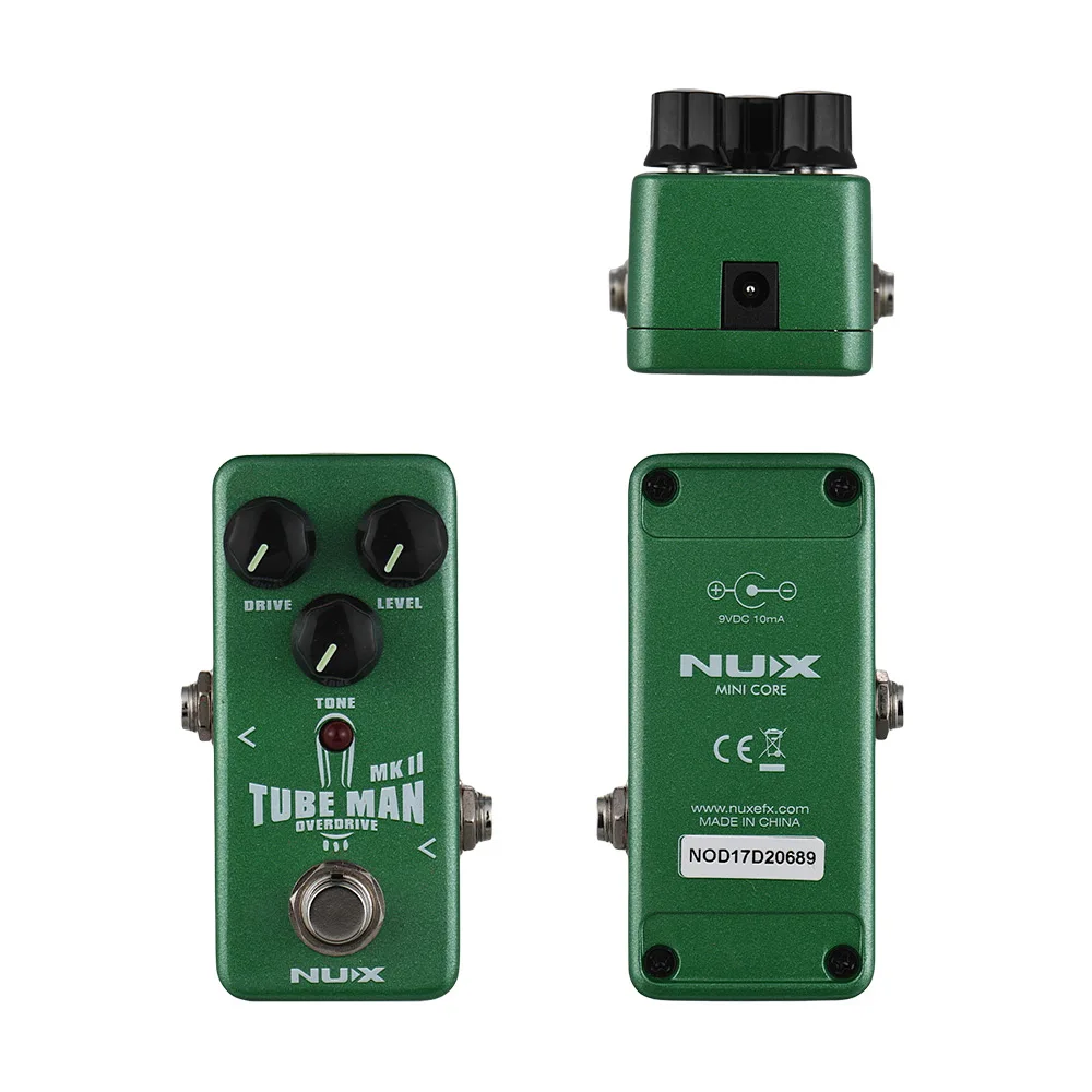 NUX NOD 2 TUBE MAN MK II педаль для гитарного эффекта овердрайв полный металлический