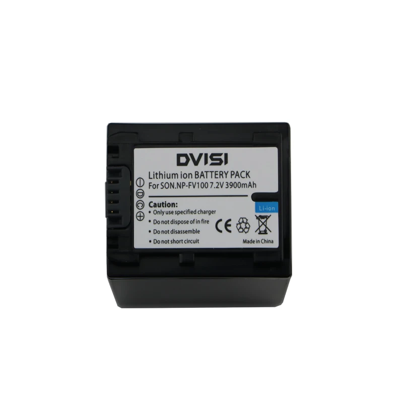 7.2v 3900mah Npfv100 Np Fv100 Npfv100 Camera Battery For Sony Dcrsr15