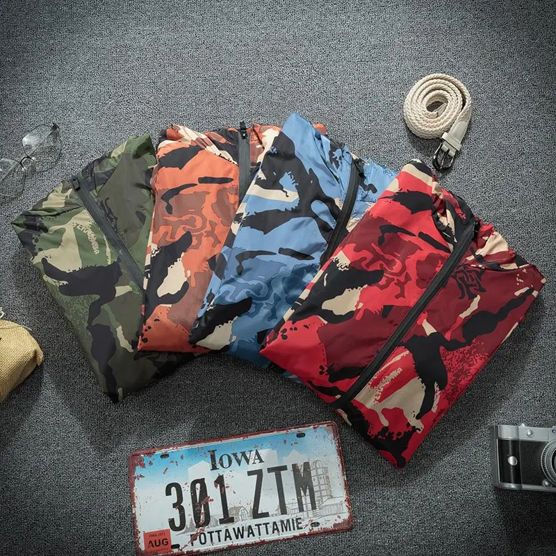 Spring Autumn Camouflage Tactical Jackets Men Fashion Hooded Bomber Coat Slim Fit Male Windbreaker Casual Outerwear Clothing 4XL