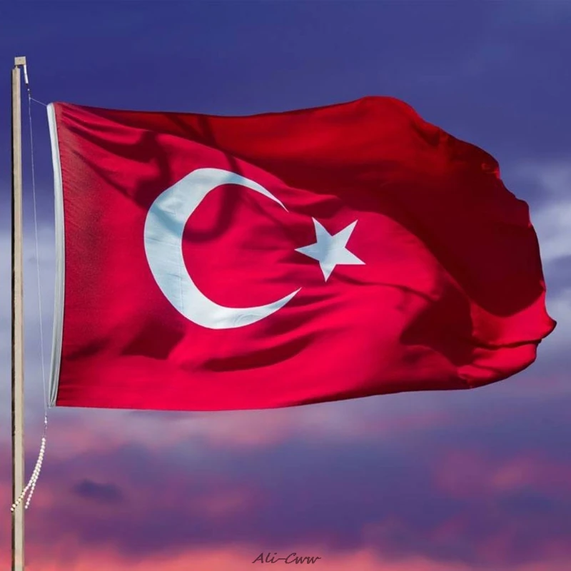 Новинка 90*150 см флаг Турции 3*5 футов баннер турецкое украшение дома Висячие флаги страны A89
