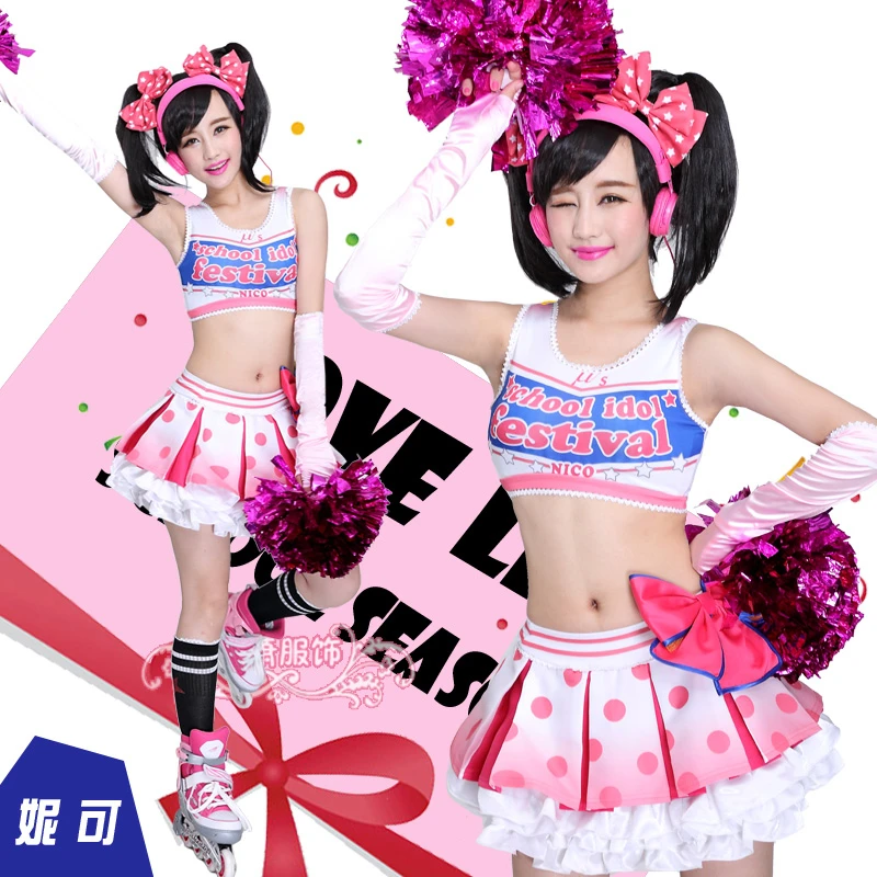 Женский костюм для косплея из аниме Love Live Paradise|anime love live|cosplay costumenico yazawa |