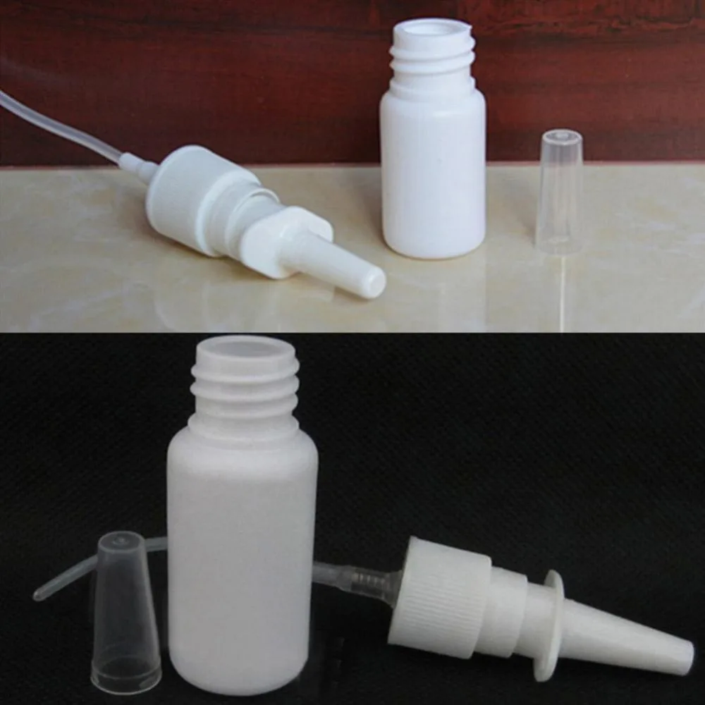 2 шт 10 мл пустые пластиковые бутылки с распылителем для носа/рта спрей насос спрей бутылка многоразовая упаковка для лекарств