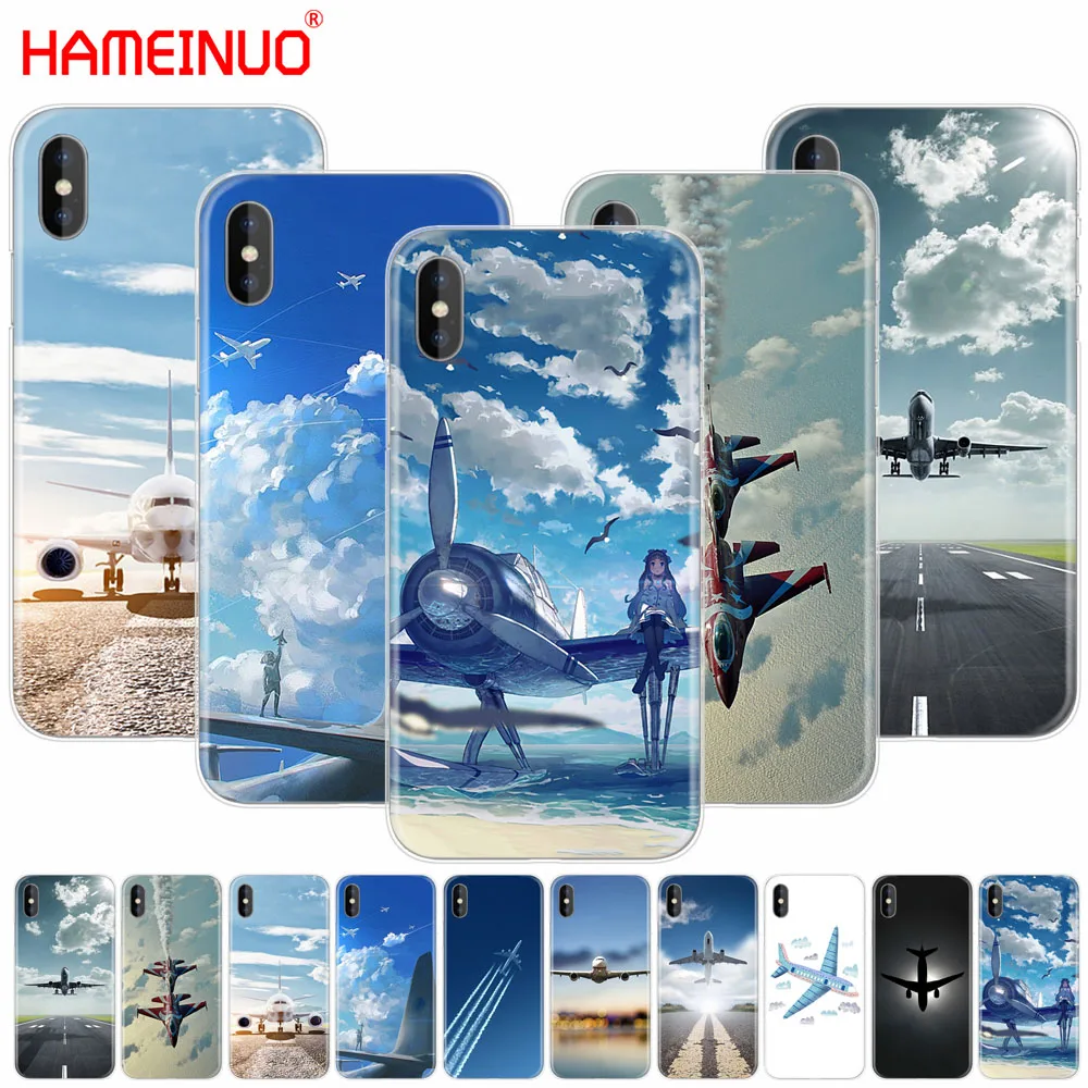 Aeromobili Hameinuo Cielo Aeroporto Cell Phone Case Cover Per Iphone X 8 7 6 4 4 S 5 5 S Se 5C 6 S Plus