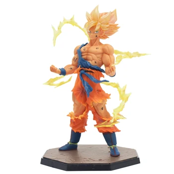 

Chanycore 17CM Japanese Anime Dragon BALL Z Ver Super Saiyan 3 SON GOKU GOHAN Vegeta Kakarotto Action Figure PVC Model Toy