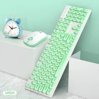 נייד משחקי מקלדת משחקי העכבר קבע קשת האחורית Usb ארגונומי גיימינג אנגלית רוסית מקלדת מחשב נייד PC סט העכבר (5)