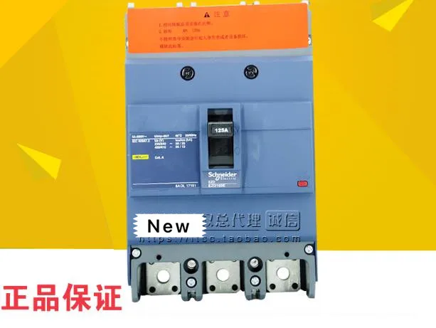 

100%New Original In box 1 year warranty EZD160E3125N 3P 125A