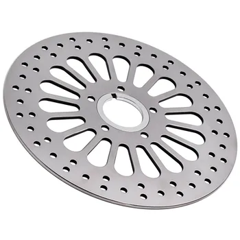 

Super Polished Spoke Front 11.5" Brake Rotors Dual For Harley 84-13 Sportster Softail