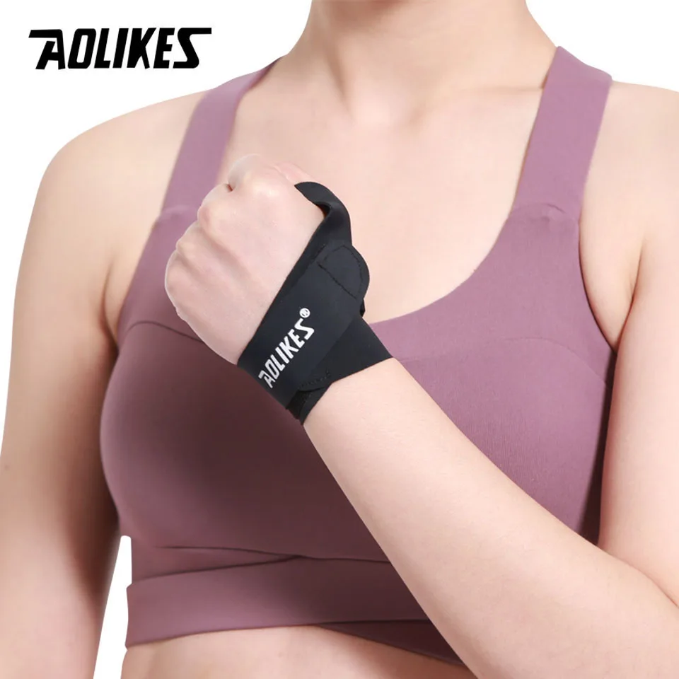 

Эластичный Фиксатор для запястья AOLIKES, Спортивная Повязка дюйма