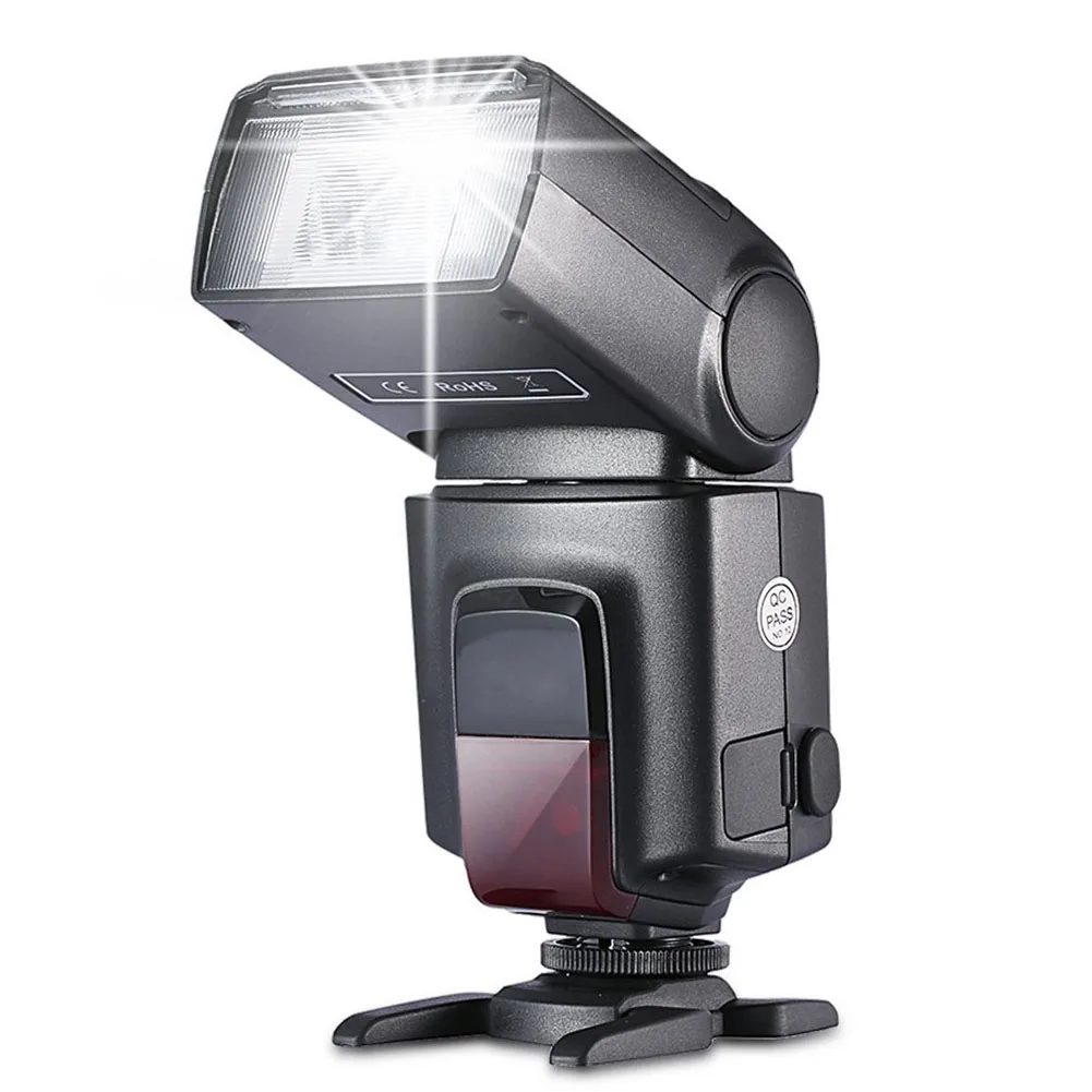

LCD Display Rotatable External Universal Electronic Portable Light Camera Flash Speedlite Ultra Small Professional L Led