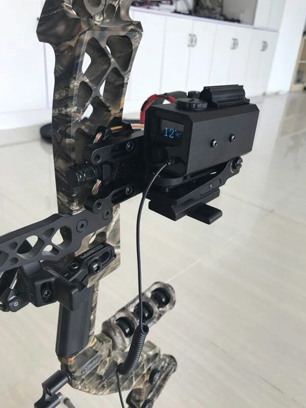 Комбинированный лук и лазер общий дальномер Вираж Регулируемый для выравнивания стрельбы из лука аксессуар для охоты стрельбы