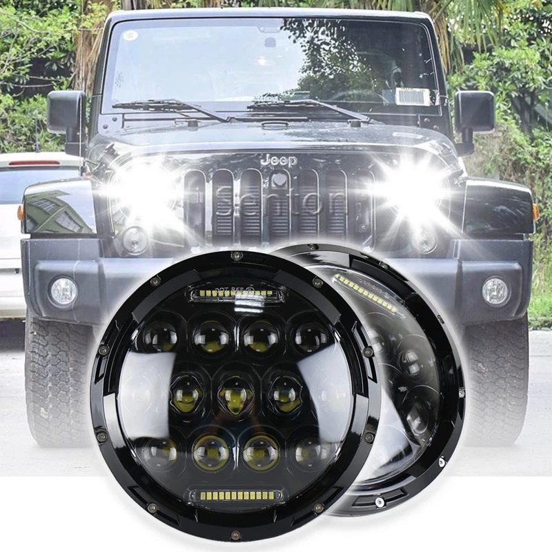 Jeep Wrangler JK led Headlight