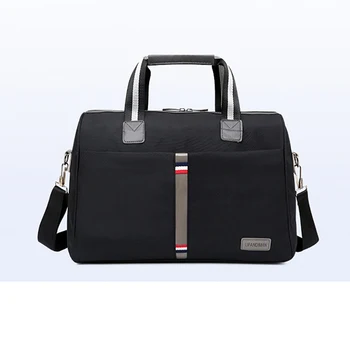 

Men's shoulder bag shoulder bag Oxford cloth material British leisure travel wind multi-function large capacity design