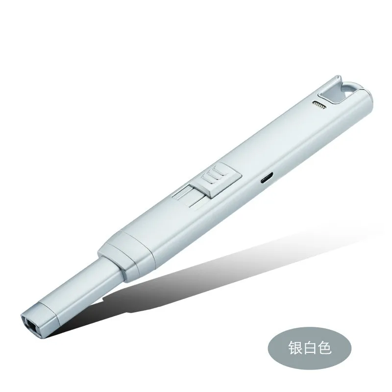 Интеллектуальная Электрическая длинная USB дуговая кухонная ветрозащитная Зажигалка для свечей и фейерверков для барбекю