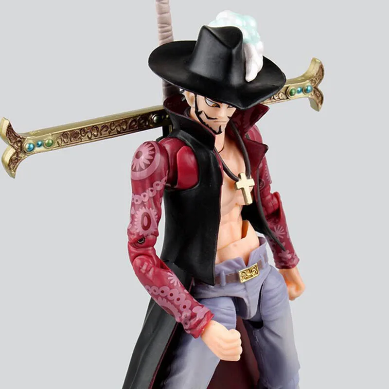 20 см японское аниме одна штука подвижные герои VAH Hawkeye Mihawk ПВХ фигурка модель