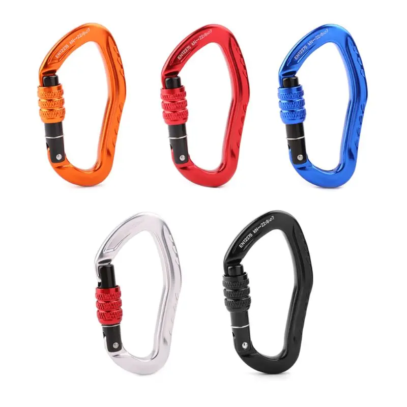 

Professional Rock Climbing Carabiner 22KN Safety Buckle Hiking Survival Lock