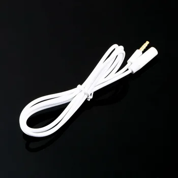 

1M 3.5mm Earphone Extension Cable Female to Male F/M Headphone Headset Stereo Audio Extension Cable Cord White Wholesale
