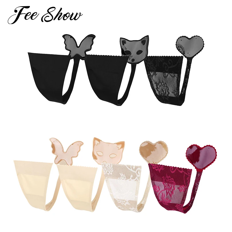 

Feeshow Women Underwear Sexy Lingerie C-String Invisible No Line Strapless Panties Self Adhesive Briefs Thong Lingerie Underwear