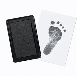 Отпечаток руки ребенка для новорожденных 1 шт Безопасный чистый нетоксичный чистый сенсорный чернильный коврик фото легко управлять