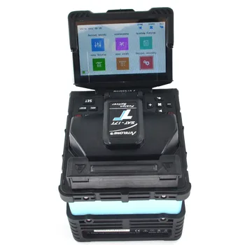 

7s fast splicing FTTH optical Fiber Fusion Splicer 360X magnification fiber welding machine similar INNO view 3