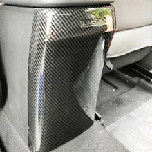 ABS Para Hyundai Kona Encino 2018 2019 Estilo Do Carro Traseira do carro fileira de trás chutar guarda Cobertura para carcaça Guarnição Auto Acessórios