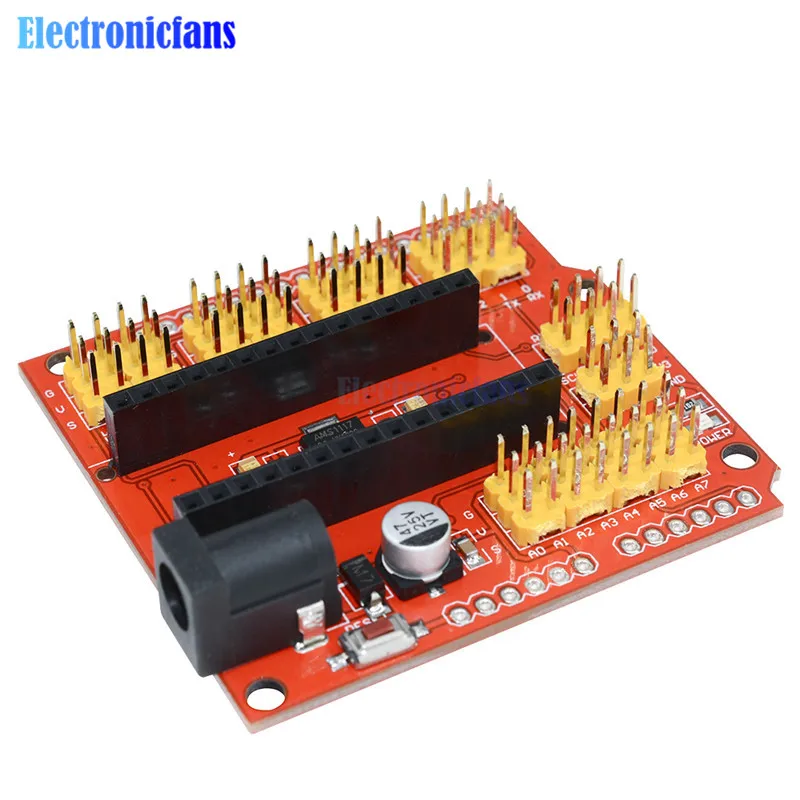 Плата расширения NANO I/O плата модуль 3 В для Arduino Nano V3.0 высокое качество |