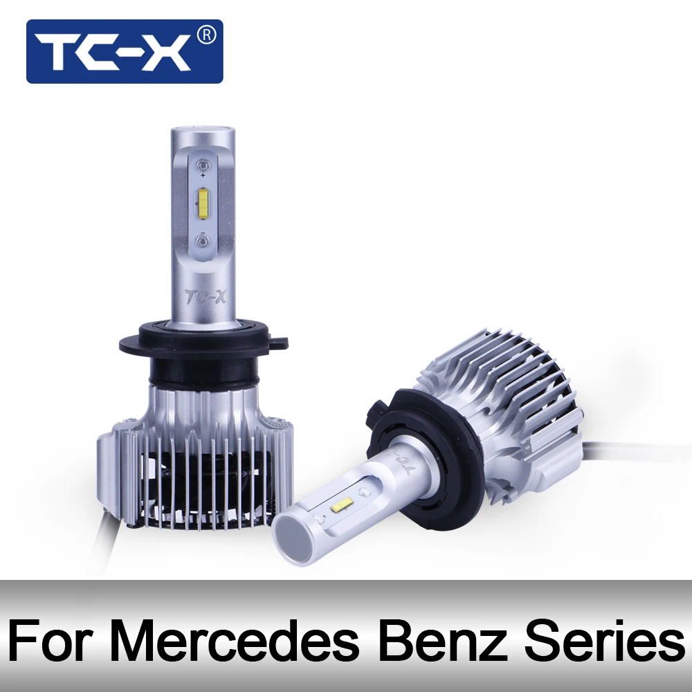 TC-X LED Car Headlight Bulb For Mercedes Benz W211 W212 E-Class W203 W204 C-Class H7 H1 H11 9006 LED High Low Beam Foglight Bulb TC-X LED Car Headlight Bulb For Mercedes Benz W211 W212 E-Class W203 W204 C-Class H7 H1 H11 9006 LED High Low Beam Foglight Bulb