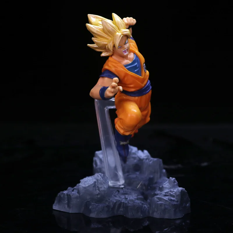 Dragon Ball Z Trunks розовый Темный Гоку Супер Saiyan Боевая версия. 3 вида стилей фигурка DBZ Goku фигурка коллекция 12 см