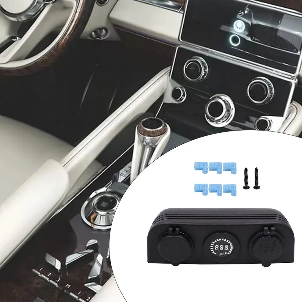 

CS-489G2 Car Motorcycle Power Port USB Adapter 12V/24V Cigarette Lighter Car accessories