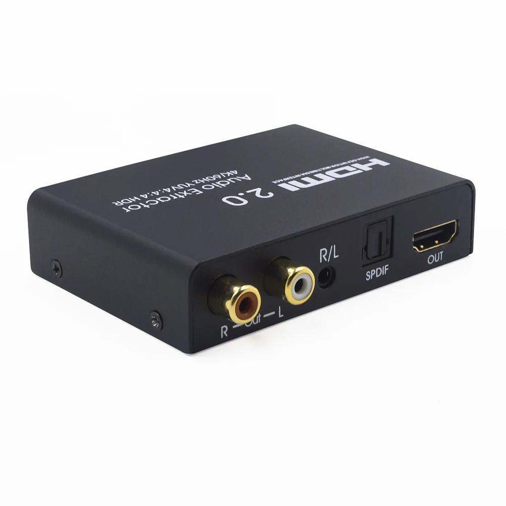 EarRise HDMI 2 0 аудио экстрактор 4K 60 Гц 5 1 ARC сплиттер к оптический TOSLINK SPDIF| |