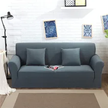 Stilvolle Jacquard Sofa Abdeckung 1-teilig Elastische Stretch Schutzhülle Einfarbig 1-4 Sitz Leichte Schlupf Sofa Schutzfolie