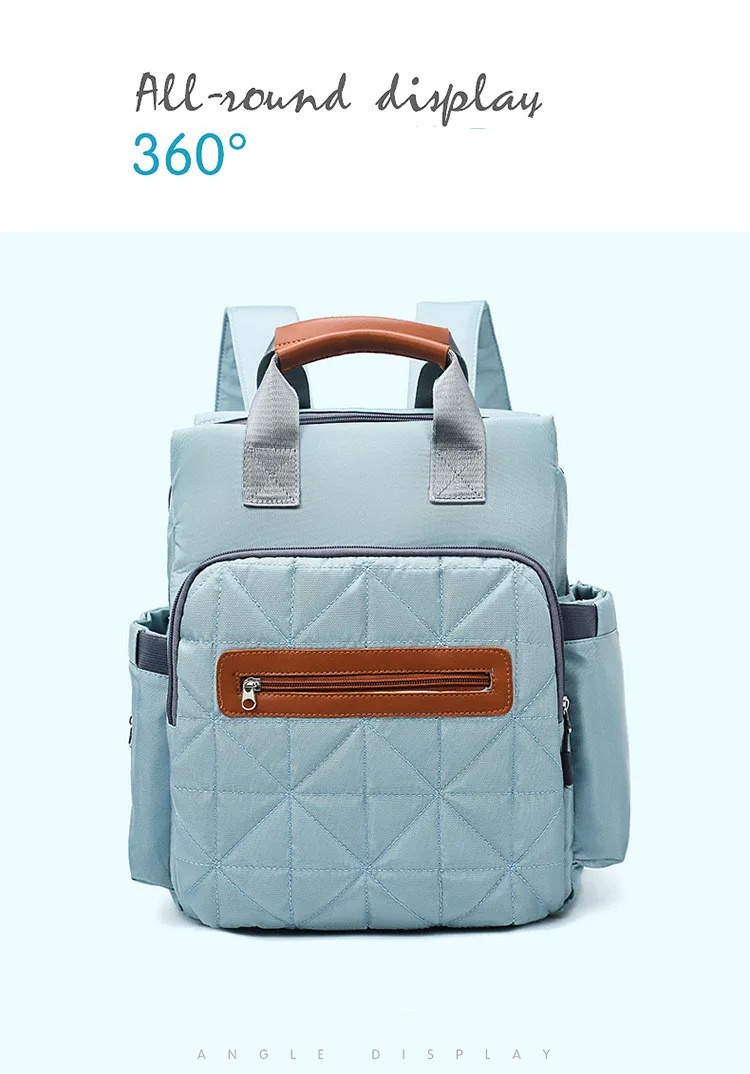 Подгузник сумка для беременных Детские сумка для детских вещей плечо мульти-функциональный модный водостойкий большой емкости рюкзак для