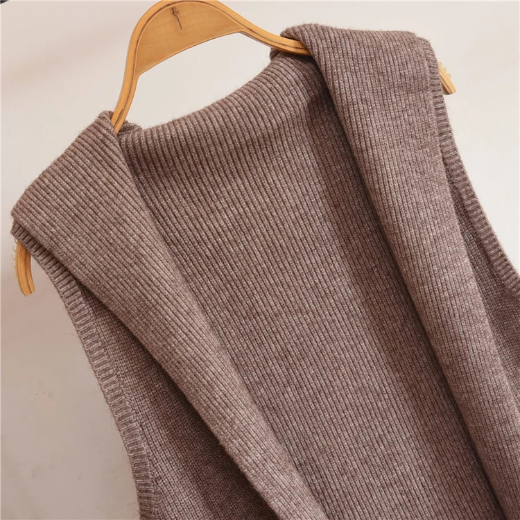 Women Cardigan vest 2018 Spring Autumn Fashion Knitted Wool Hooded Sleeveless Women Sweaters casual coats Pockets waistcoat 1804