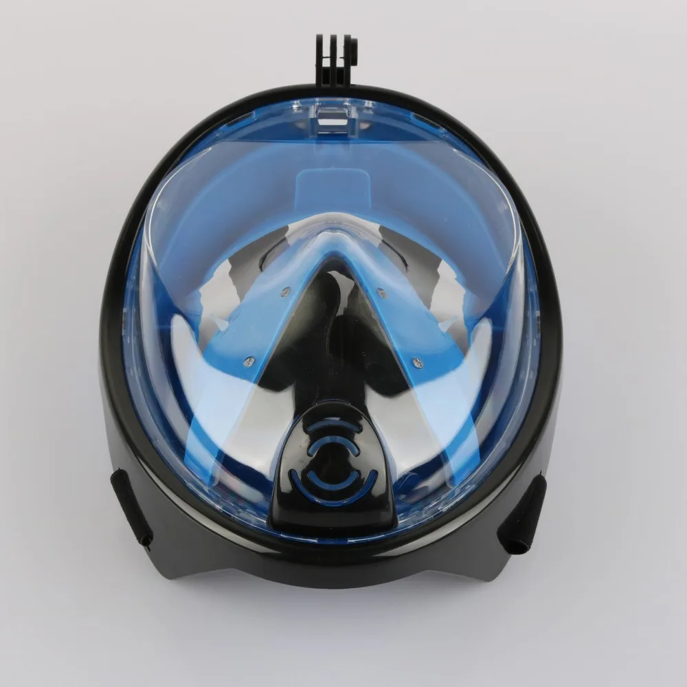 Подводный Анти-туман Дайвинг маска, трубка обучения плаванию Подводное mergulho 2 в 1 анфас Подводное плавание маска Gopro Камера челнока