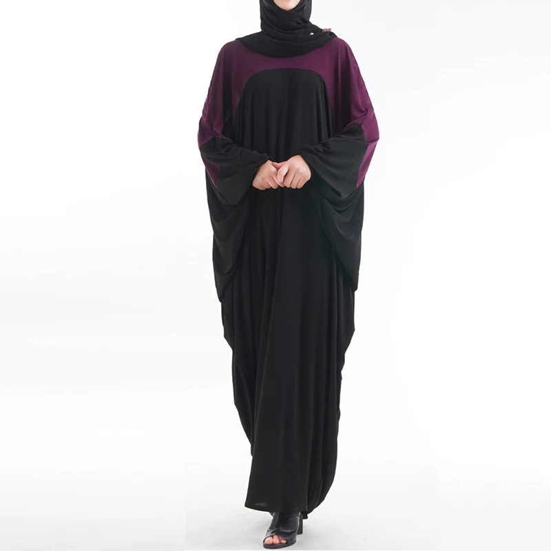 Fashion loose version Long Robes Muslim women's clothing dress Skirt
Abaya Middle Eastern Arab clothing Bat shirt design