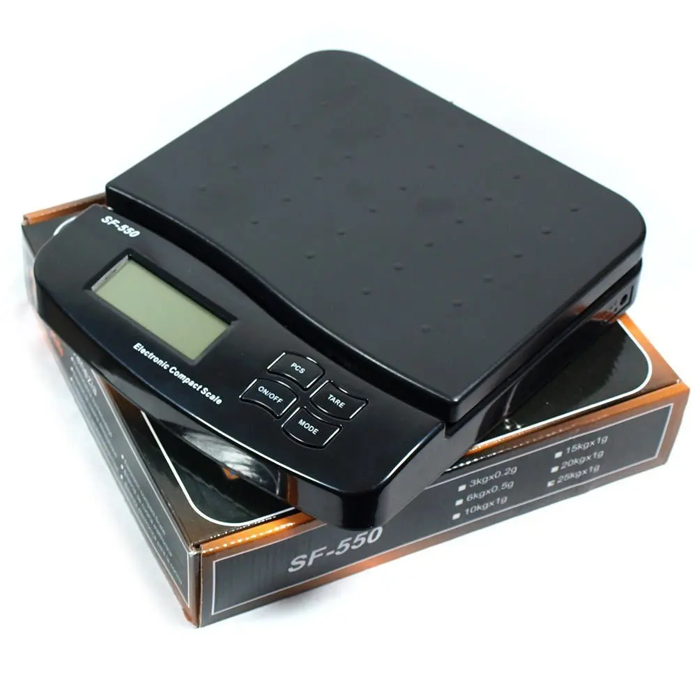 

25Kg/55lb Multi-function digital kitchen food scale Platform Electronic Postal Parcel Letter Postage weighing bench scale