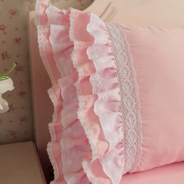 Princesa e Cake Layer Ruffle Handmade Travesseiro,