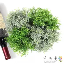 1 шт. Искусственный пластик зеленый маленький букет листьев трава растение для домашнего сада украшения F520