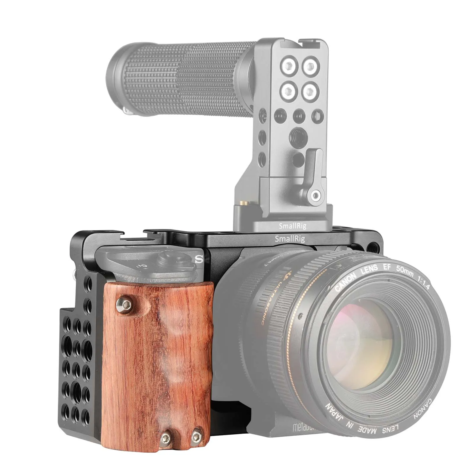  SmallRig for sony a6000 accessories for Sony A6300 / A6000 / ILCE-6000 / ILCE-6300 Cage W/ Wooden H