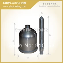 Литейный тигель и графитовый стержень китайская для литья машины, тигель графитовый и stiring стержень для casingg. GC. G0010