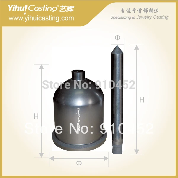 Casting crucible and graphite rod for Chinese casting machine,crucible