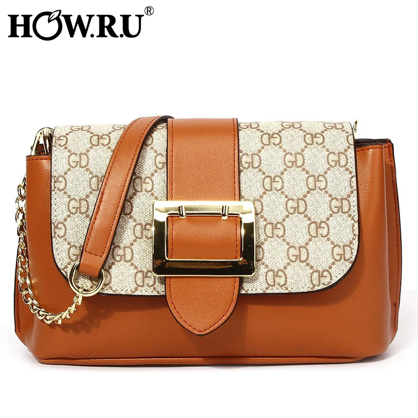 

HOW.R.U Summer Women Messenger Bags High Quality Designer Cross Body Bag Woman Small Chain Luxury Handbags Women Bags 2019