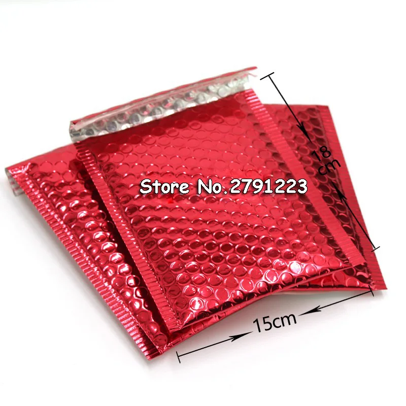 Factory Wholesale 6X10 Inch Red Aluminum Foil Padded Envelope Metallic  Bubble Mailer - China Red Metallic Bubble Mailer, Aluminum Foil Padded  Envelope