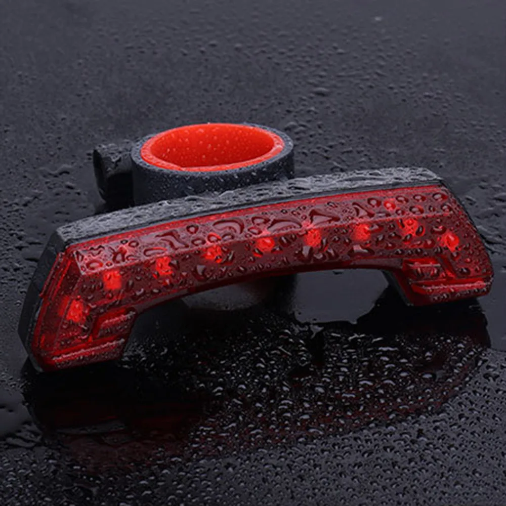 Cheap COB LED Bicycle Bike Cycling Rear Tail Light USB Rechargeable 5 Modes Bicycle Lights Outdoor Sport Back Rack Lamp #3O15 7