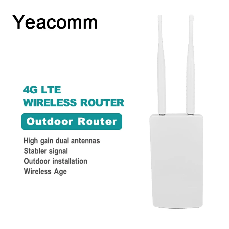 Yeacomm CPF905 высокоскоростной 4G LTE CPE маршрутизатор Открытый Wifi доступ водонепроницаемый IP66 беспроводной AP с sim-картой
