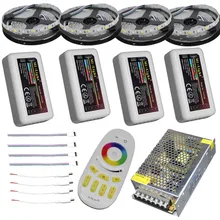 10M 15M 20M RGBW RGBWW Led Strip Light DC12V Waterproof 5050 SMD mi light Led Controller