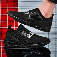 New Men's Shoes 45 Low-Cut Casual Sneakers Fly Weave Mans Footwear Trend Flats Shoes 46 Low Top Fashion Men Casual Shoes 47