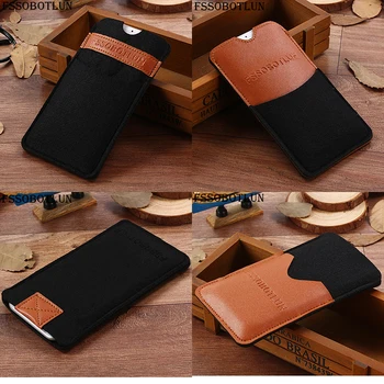 

FSSOBOTLUN,6 Styles, For Huawei Honor 9 5.15" Handmade Wool Felt Phone Case,Pouch Protective Bag Sleeve Card Pocket Cover