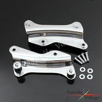 

Papanda Chrome Detachable 4 Point Luggage Rack Docking Hardware Kits for Harley Touring Road King Street Glide FLHX 2014-2017